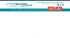 Desktop Screenshot of christywhite.com