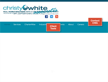 Tablet Screenshot of christywhite.com